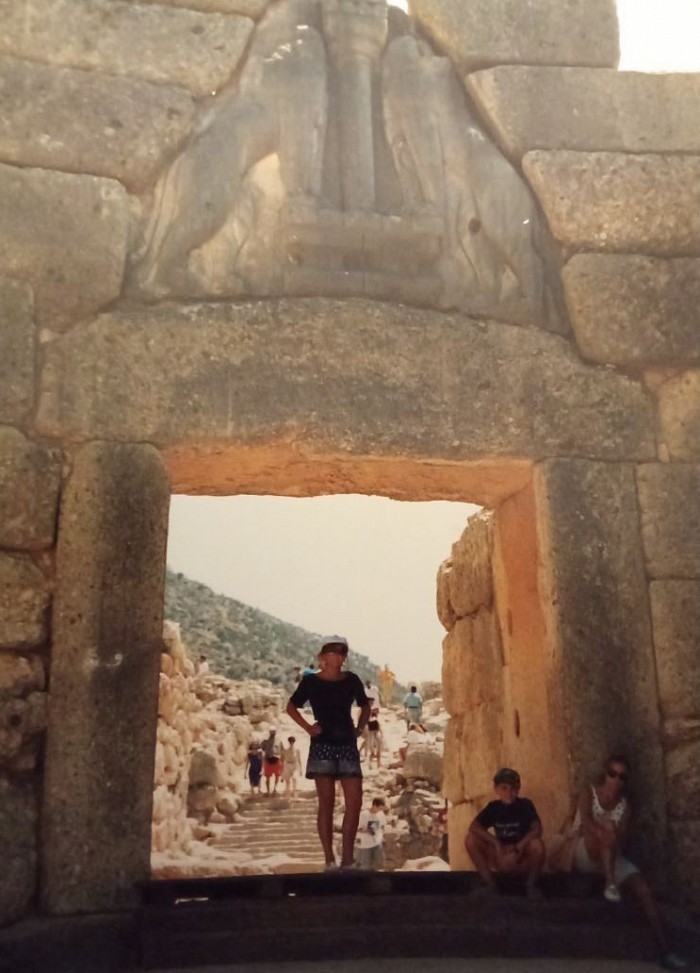 Tombe d'Agamemnon, Porte des lionnes.
